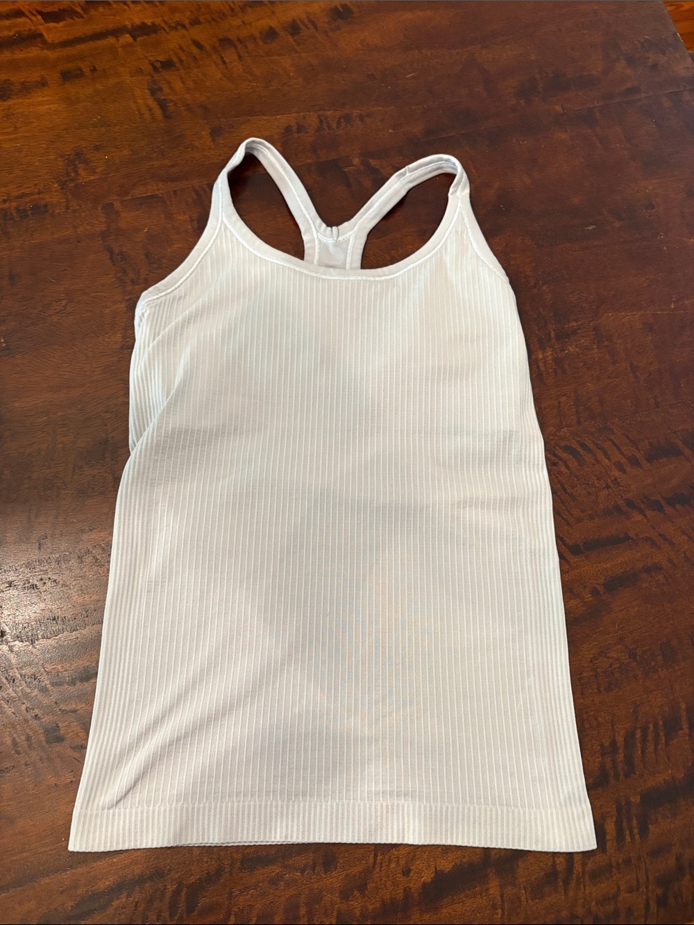 lululemon athletica Light Gray Ebb to Street Ribbed Racerback Tank